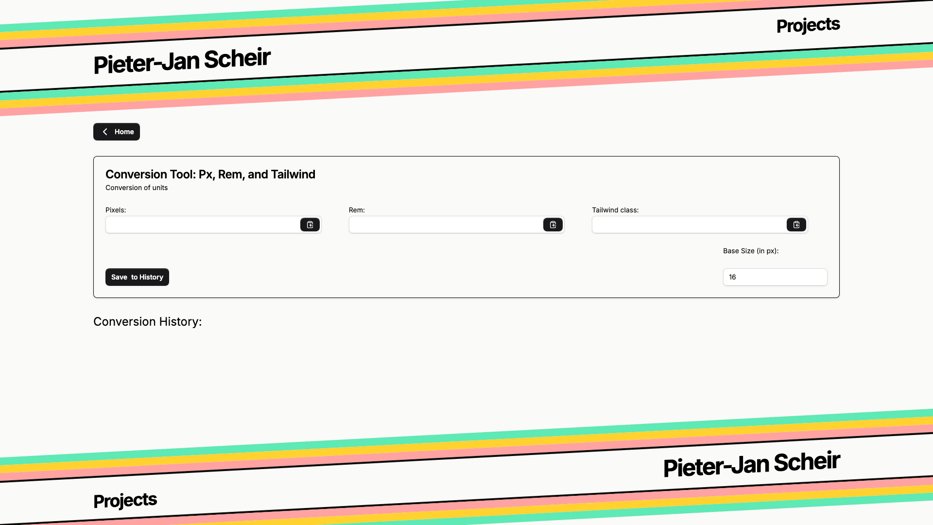 Portfolio - scheir.eu project preview