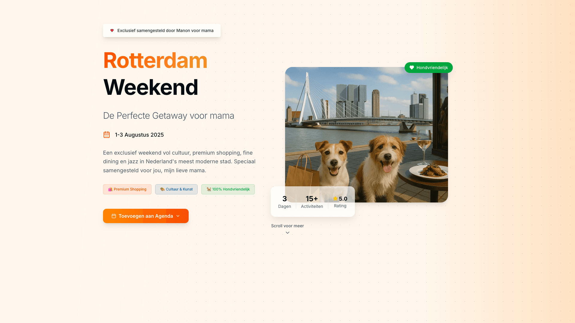 Rotterdam Weekend Gift - Dog-Friendly Travel Guide project preview
