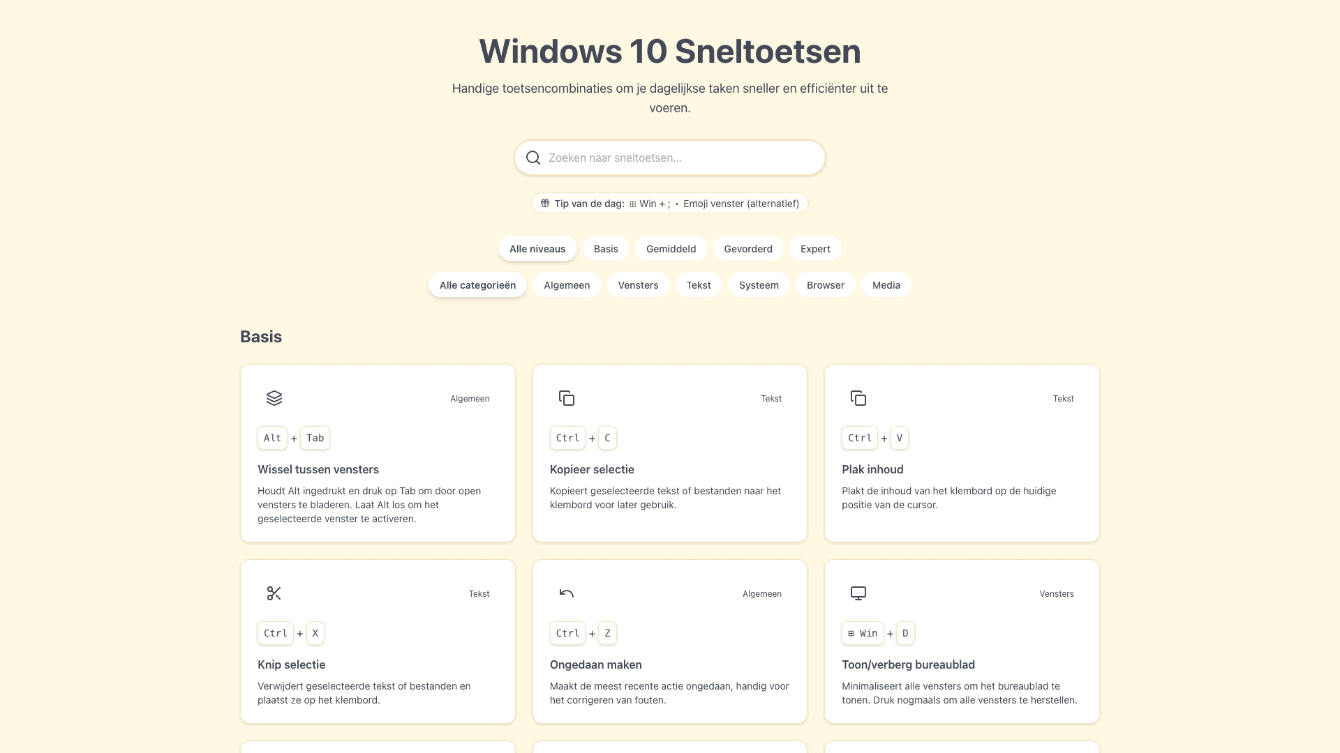 Windows Keyboard Shortcuts - Complete Reference Guide project preview