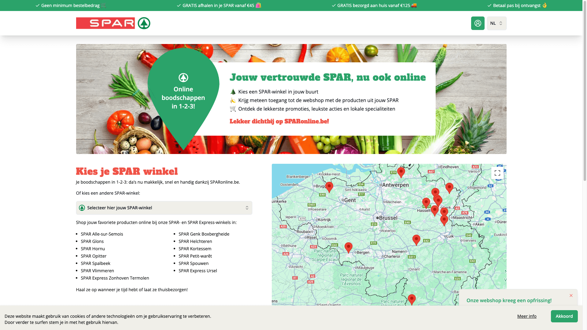SPAR Online - Online Grocery Shopping project preview