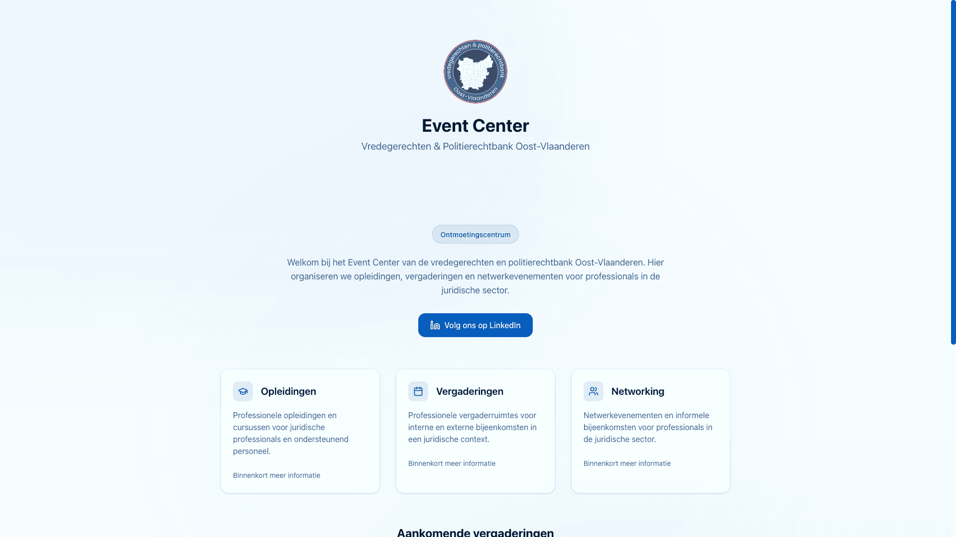 VGPROVL Event Center - Event Management Platform project preview